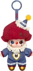 Pop Mart WHY SO SERIOUS Series Dimoo Flame Clown Vinyl Plush Pendant