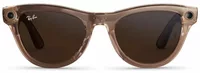 Ray-Ban Meta Skyler Gen 2 AI Smart Glasses Brown Transitions Lens Shiny Transparent Peach