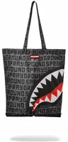 Sprayground Split Infinity Check Packable Grey