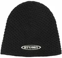Stussy Textured Knit Skullcap Black