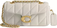 Coach Tabby Shoulder Bag 20 Pillow Quilting Brass/Chalk