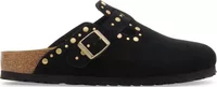 Birkenstock Boston Rivet Suede Black