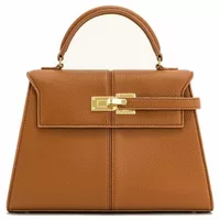 Top Handle Bag Brown