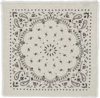 Kujten Small Cashmere Bandana Hachi Oats White