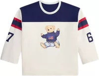 Polo Ralph Lauren Polo Bear Cotton Jersey T-Shirt Warm White Newport Navy