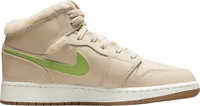 Nike Air Jordan 1 Mid Fleece Pearl White (GS)