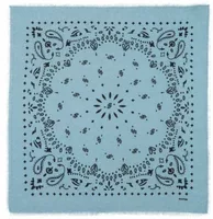 Cashmere Bandana Hachiko Vintage Blue