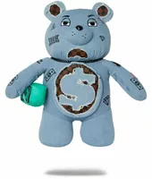 Sprayground Denim Shark Moneybear Teddy Bear