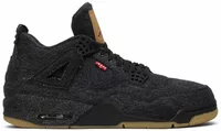 Nike Air Jordan 4 Retro Levis Black (Levis Tag)