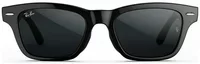 Ray-Ban Meta Burbank Audio AI Smart Glasses Transitions Grey Lens Shiny Black