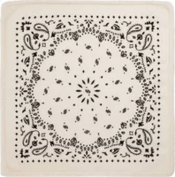 Small Cashmere Bandana Hachi White