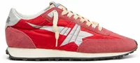 Golden Goose Marathon Red Nylon Silver Star