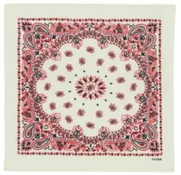 Kujten Small Cashmere Bandana Hachi Western Coral Red