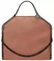 Stella McCartney Falabella Fold-Over Tote Bag Brown