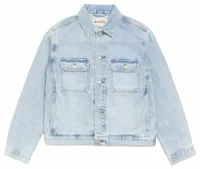 Stussy Denim Trucker Jacket Light Wash Indigo
