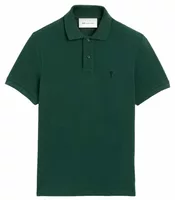 Ami De Coeur Cotton Polo Bottle Green/Black