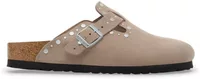 Birkenstock Boston Rivet Suede Taupe
