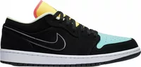 Nike Air Jordan 1 Low Black Aurora Green Laser Orange