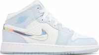 Nike Air Jordan 1 Mid SE Glitter Swoosh (GS)
