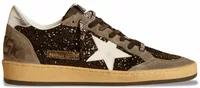 Golden Goose Ball-Star Black Glitter Gray White (W)