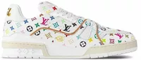Louis Vuitton LV Trainer Takashi Murakami White
