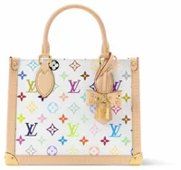 Louis Vuitton x Takashi Murakami Onthego PM Multicolor White