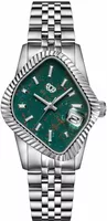 Laarvee Fluted Bezel Steel Bloodstone