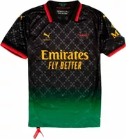 OFF-WHITE x Puma AC Milan Replica Jersey Black