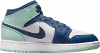 Nike Air Jordan 1 Mid Mystic Navy Mint Foam (GS)