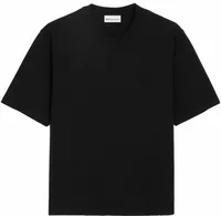 Ami De Coeur Cotton T-Shirt Boxy-Fit Black