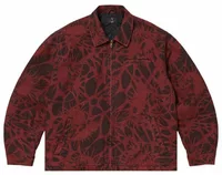 x Ys Denim Work Jacket Overdyed Red