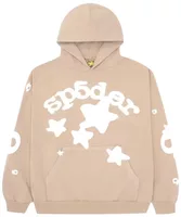 Sp5der Beluga Hoodie Sand