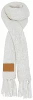 Hand Knit Scarf Marl Organic