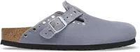 Birkenstock Boston Rivet Suede Stone Blue