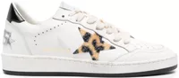 Golden Goose Ball Star Leopard Print Star Swarovski Crystals (W)
