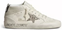 Silver Glitter Star Black Laminated Heel Tab (W)