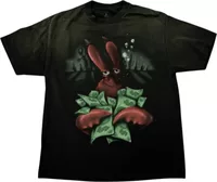 Travis Scott Cactus Jack x Spongebob Money Tee Black