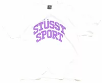 Stussy Block Sport Tee White