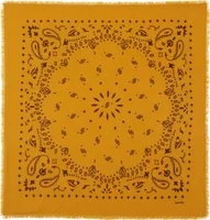 Cashmere Bandana Hachiko Saffron Yellow