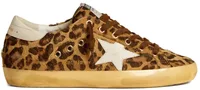 Super-Star Leopard Pony Skin Milk White Star Heel (W)