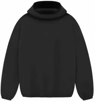 Athletics Suede Fleece Hoodie Black