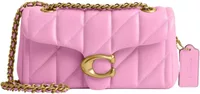 Coach Tabby Shoulder Bag 20 Pillow Quilting Brass/Flower Pink