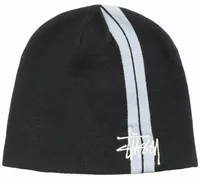 Stussy Double Stripe Skullcap Black