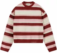 Flamingo Knit Sweater Burgundy