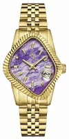 Laarvee Fluted Bezel Gold Charoite