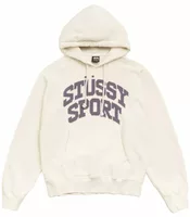 Block Sport Hoodie Garment Dyed Bone