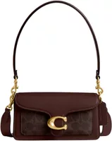 Coach Tabby Shoulder Bag 20 In Signature Canvas Brass/Maple