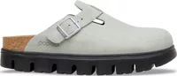 Birkenstock Boston Chunky Suede Pure Sage / Black