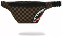 Sprayground Check 2 Emboss Savvy Crossbody Brown