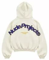 Beast Zip-Up Hoodie Marshmallow